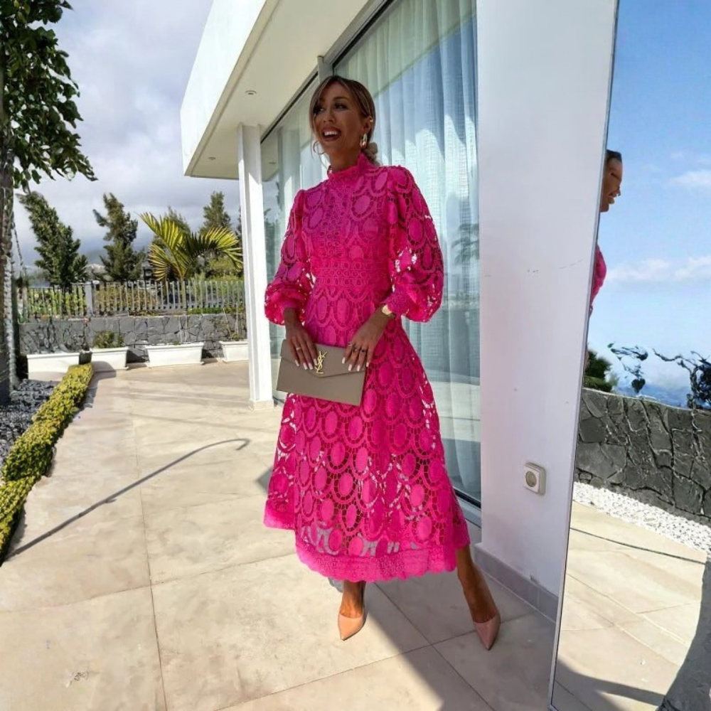Romantic Lace Midi Dress