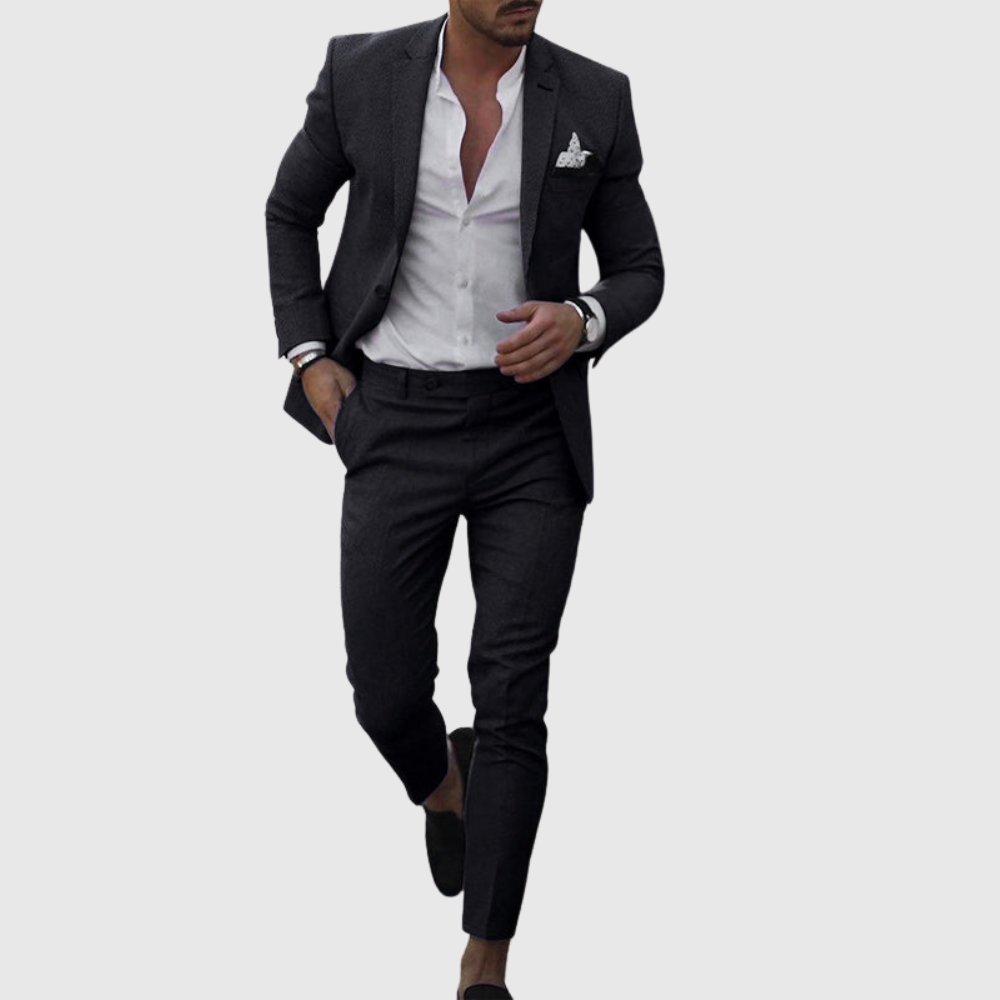 Slim Fit Two Piece Summer Suit