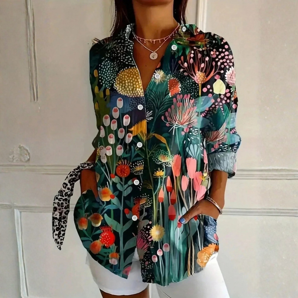 Vibrant Printed Blouse