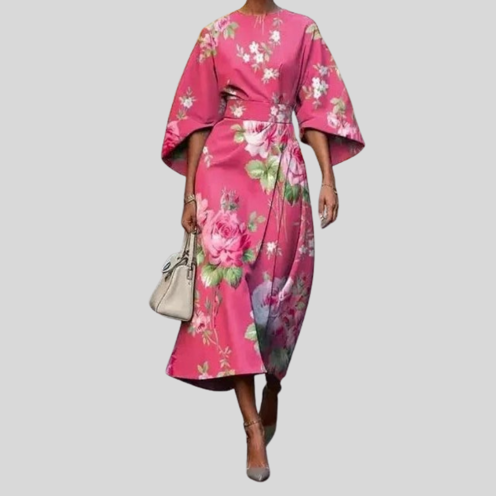 Romantic Chiffon Midi Dress