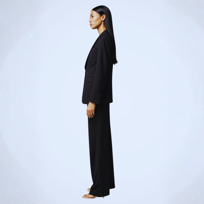 Sleek Blazer Trousers Set