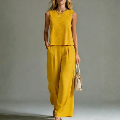 Sunny Linen Two Piece Set