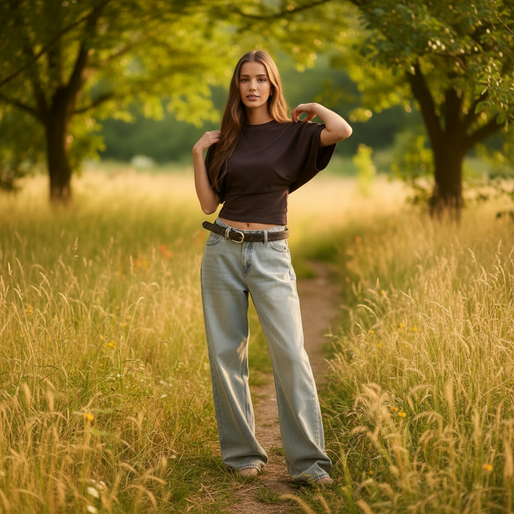 Relaxed Wide Sleeve Top