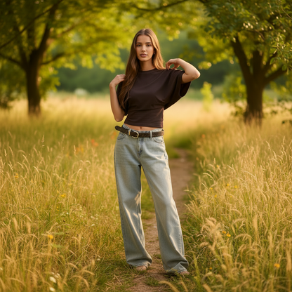 Relaxed Wide Sleeve Top