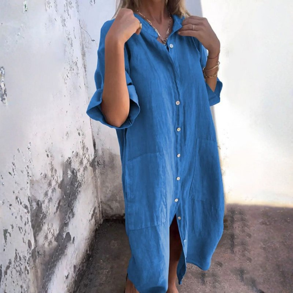 Boho Relaxed Midi Dress
