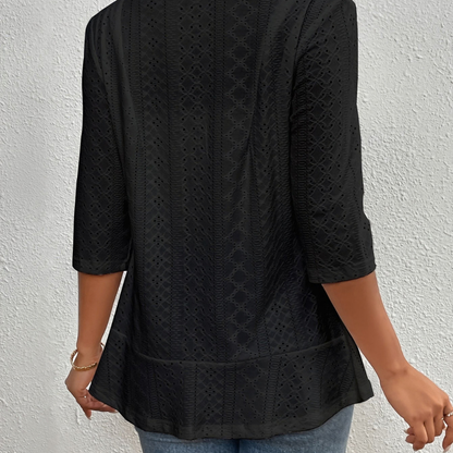 Graceful Kimono Drape Blazer