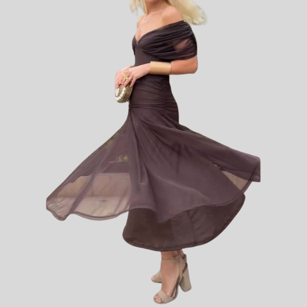 Flowy Midi Dress Wrap