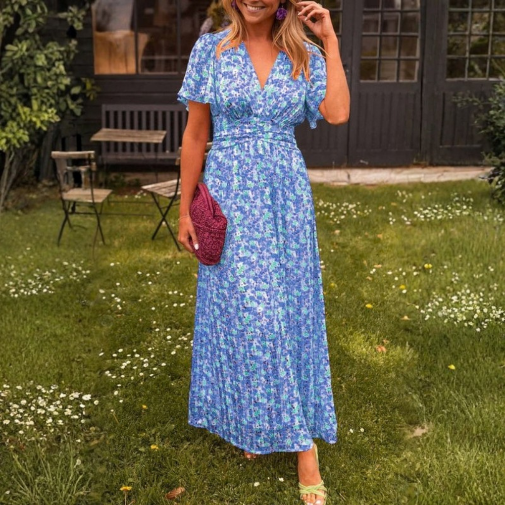 Airy Chiffon Maxi Dress