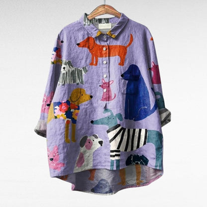 Artistic Button Up Shirt