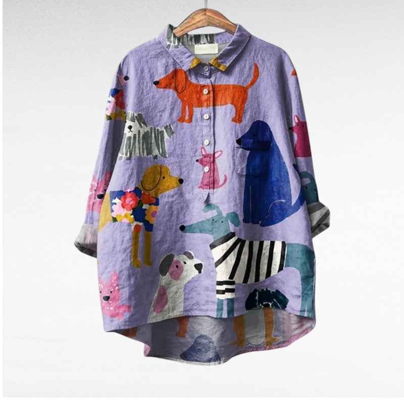 Artistic Button Up Shirt