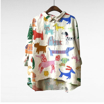 Artistic Button Up Shirt