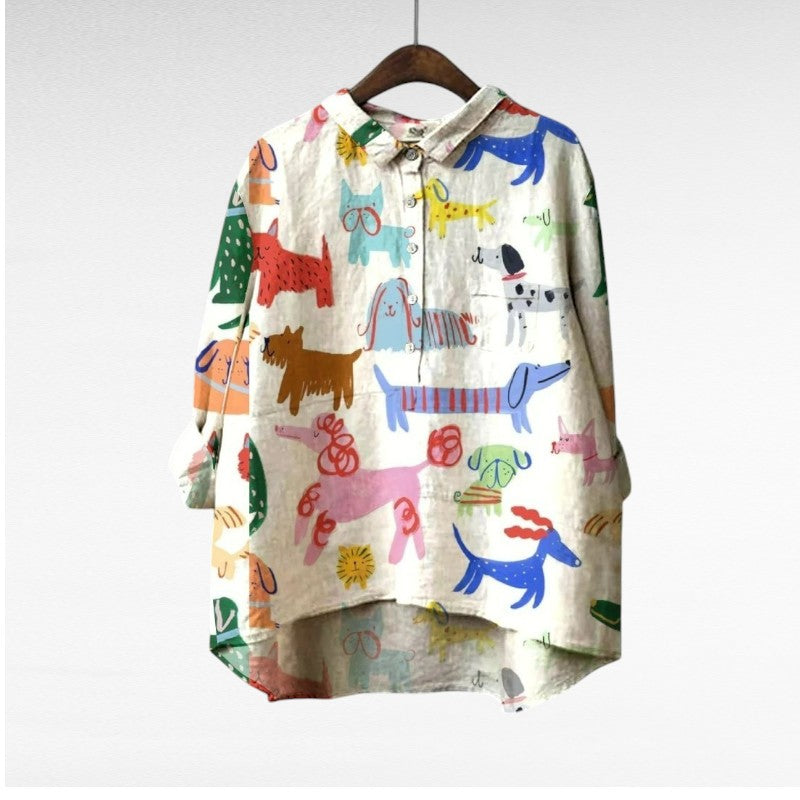 Artistic Button Up Shirt