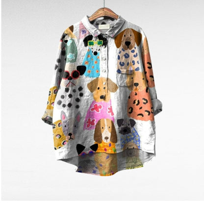 Artistic Button Up Shirt