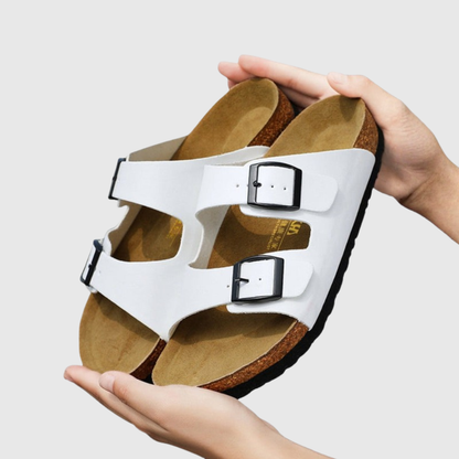 Adjustable Buckle Comfort Footbed Sandals