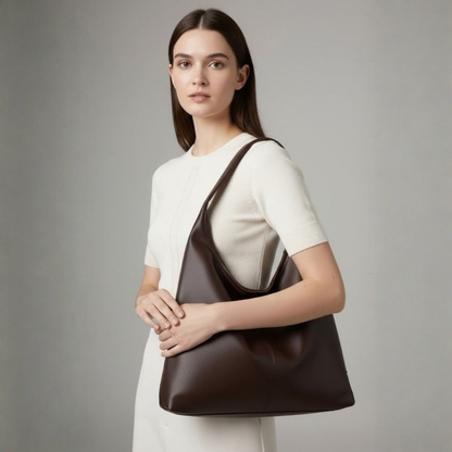 Spacious Zip Closure Tote Bag