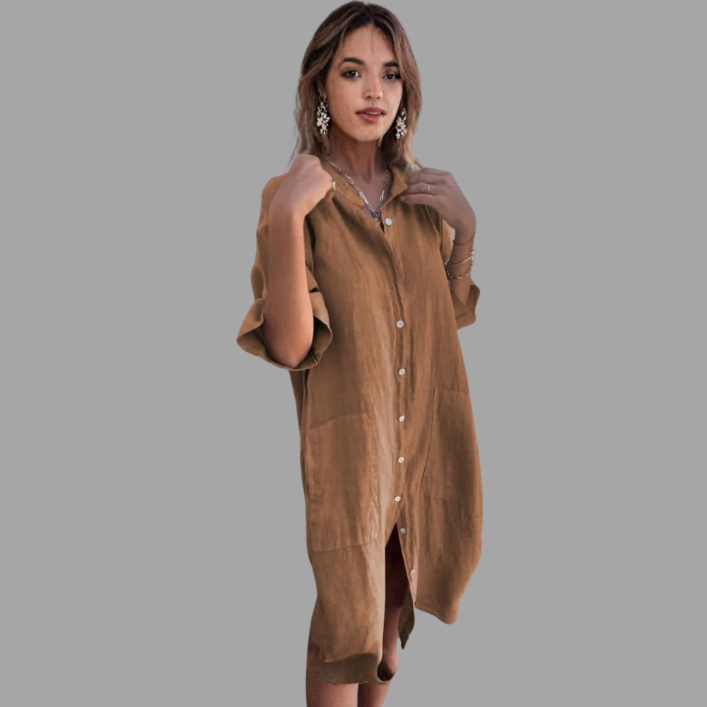 Boho Relaxed Midi Dress