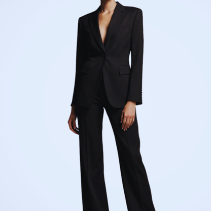 Sleek Blazer Trousers Set