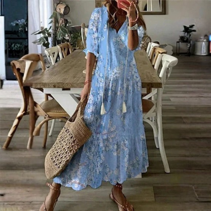 Boho Tassel Maxi Dress