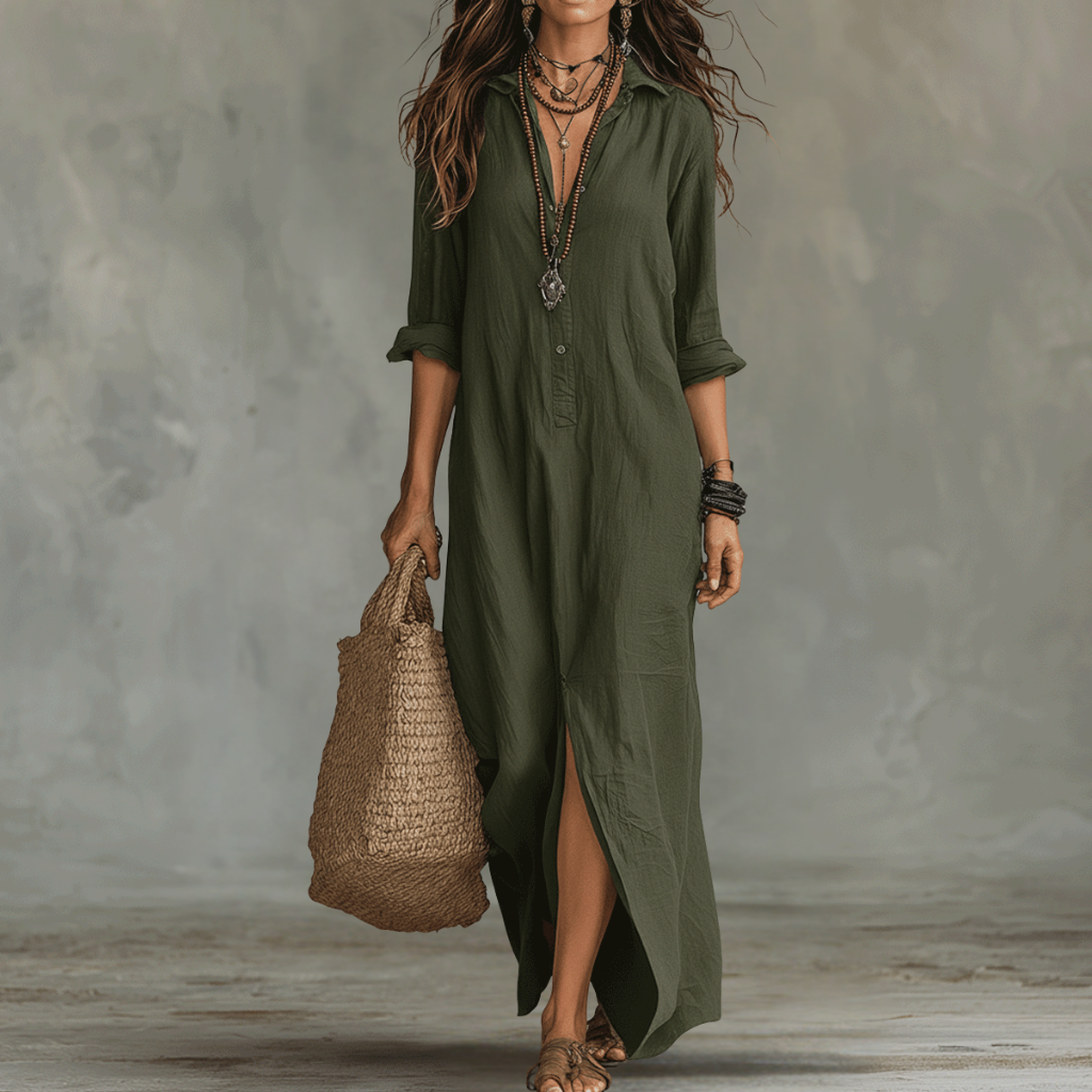 Flowing Bohemian Maxi Dress
