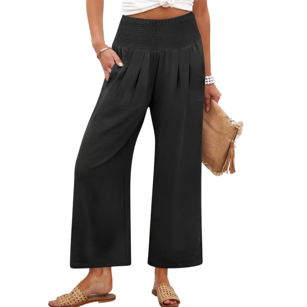 Effortless Smocked Palazzo Pants