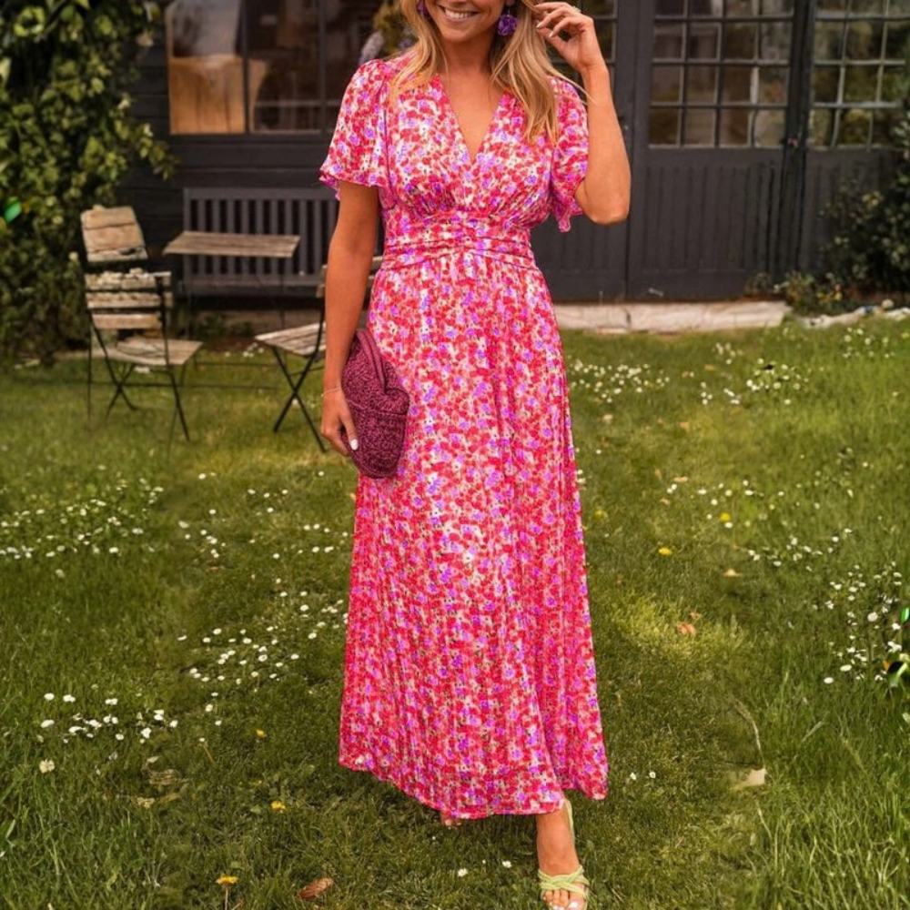 Airy Chiffon Maxi Dress