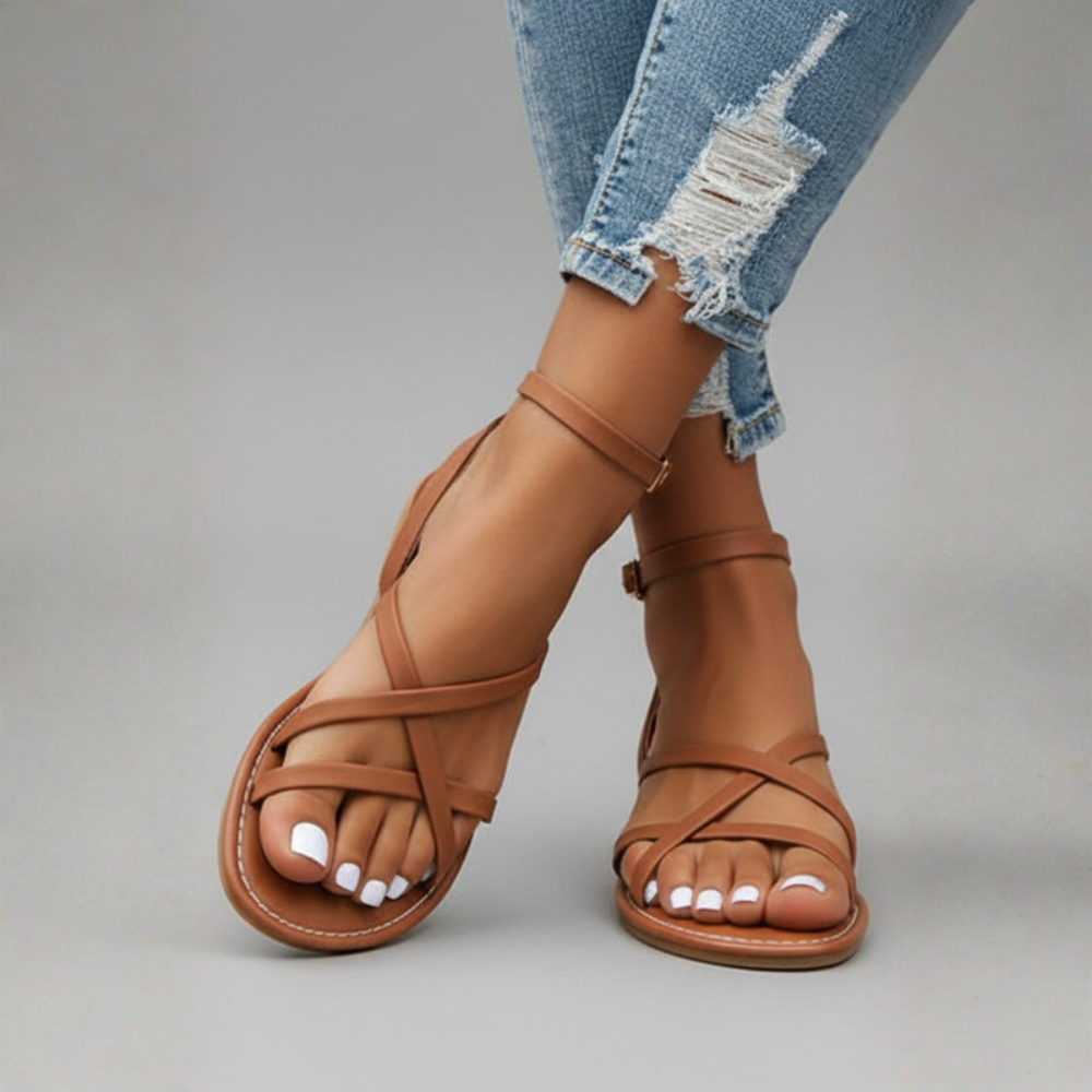 Effortless Open Toe Sandals