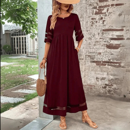 Graceful Empire Midi Dress