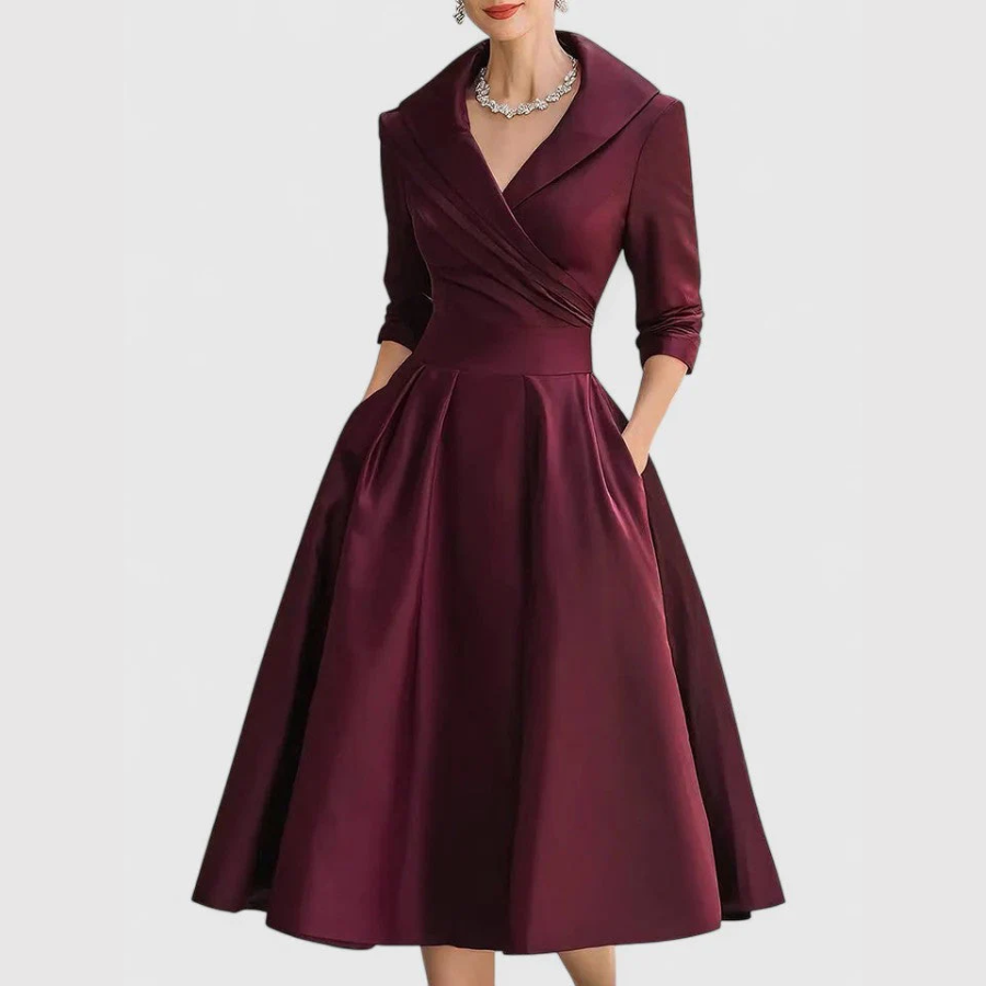 Lustrous Midi Dress