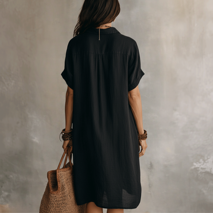 Effortless Linen Midi Dress