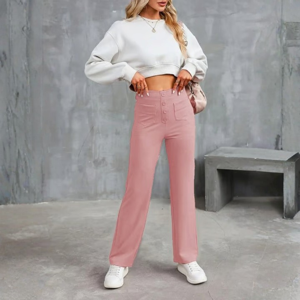 Stretchy High Waist Pants