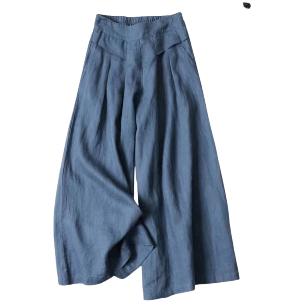 Airy Linen Wide Leg Pants