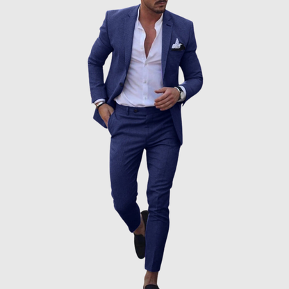 Slim Fit Two Piece Summer Suit