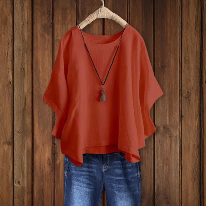 Airy Dolman Sleeve Tunic Top