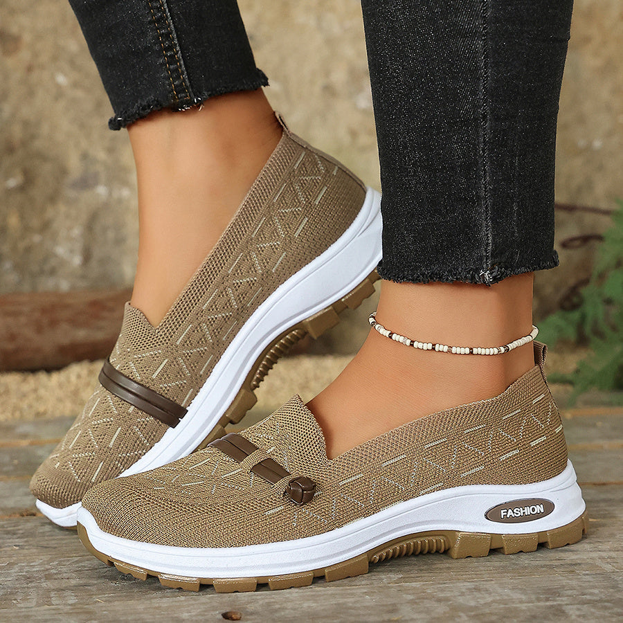 Breathable Arch Support Slip On Sneakers