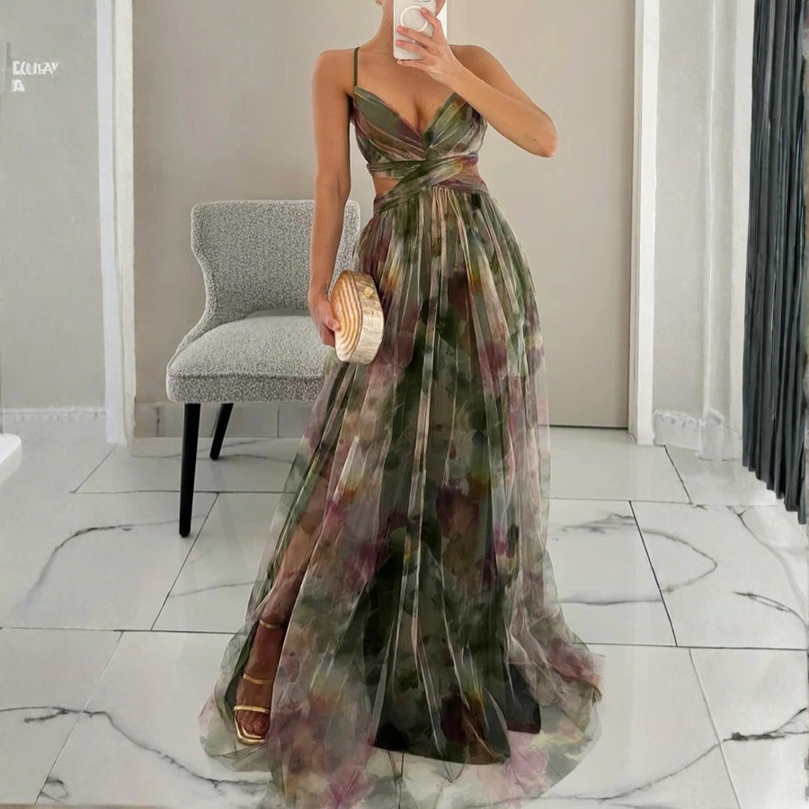 Radiant Floral Maxi Dress