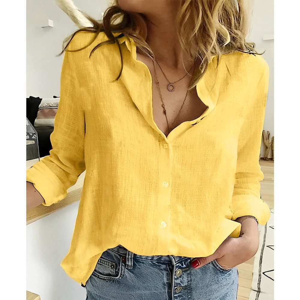 Effortless Button Down Blouse