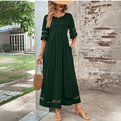 Graceful Empire Midi Dress