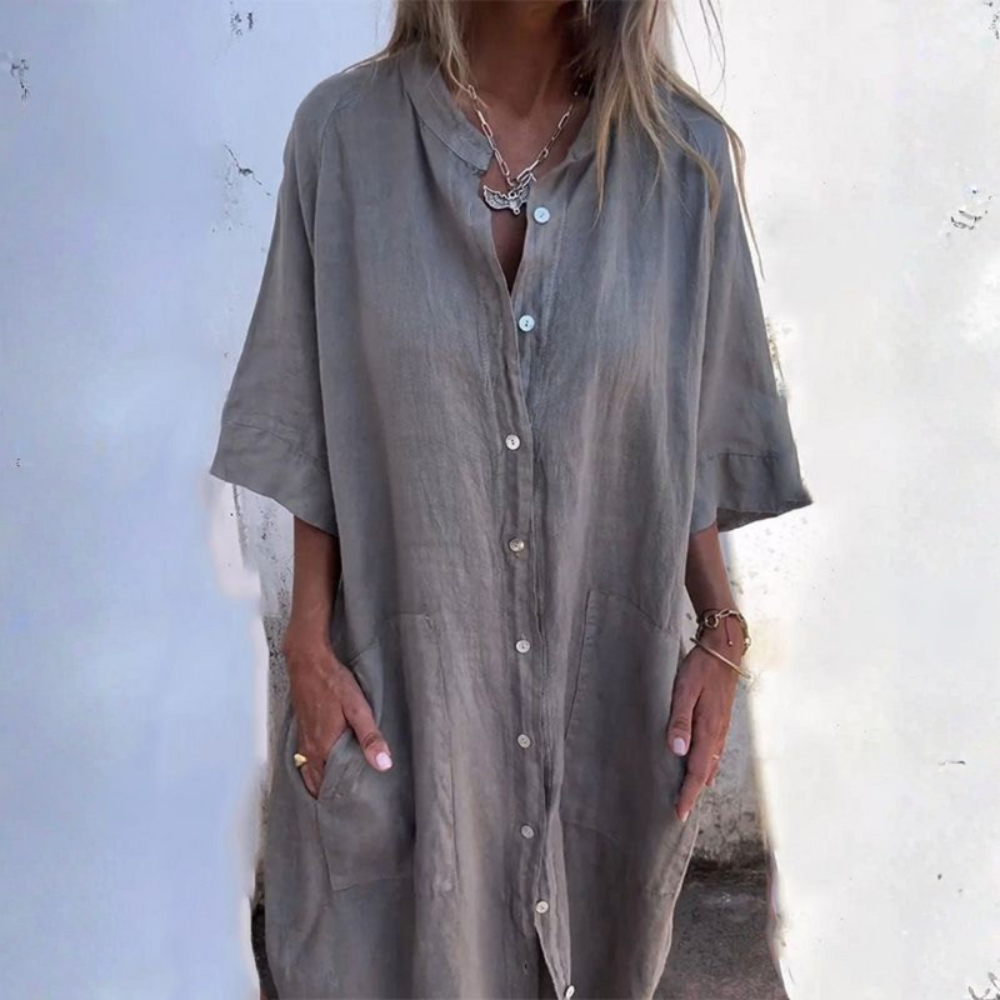 Boho Relaxed Midi Dress