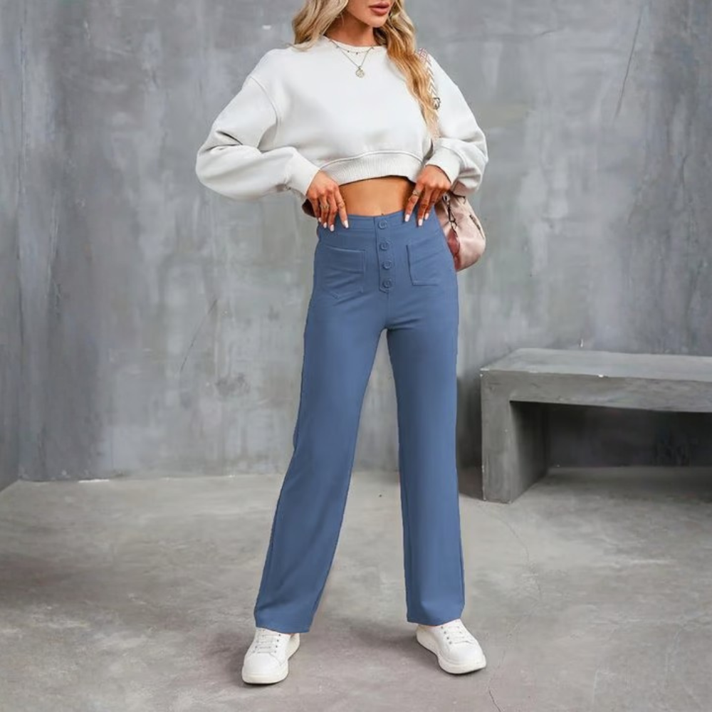 Stretchy High Waist Pants