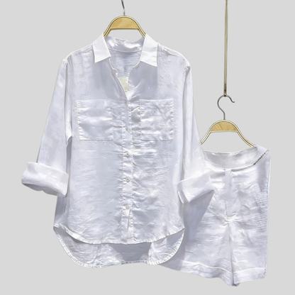 Sunny Linen Two Piece Set