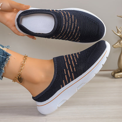 Breathable Mule Slip On Sneakers