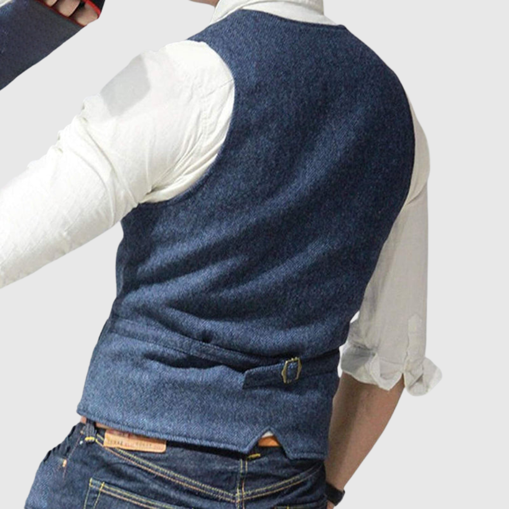 Slim Fit Button Front Waistcoat