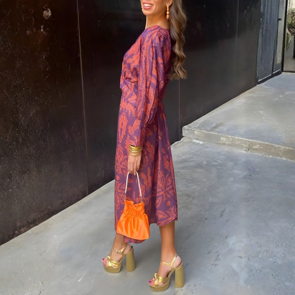 Flowing Knotted Maxi Dress
