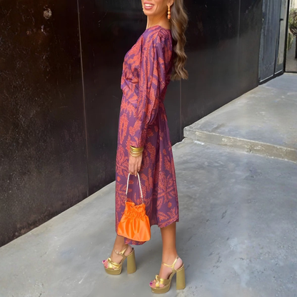 Flowing Knotted Maxi Dress