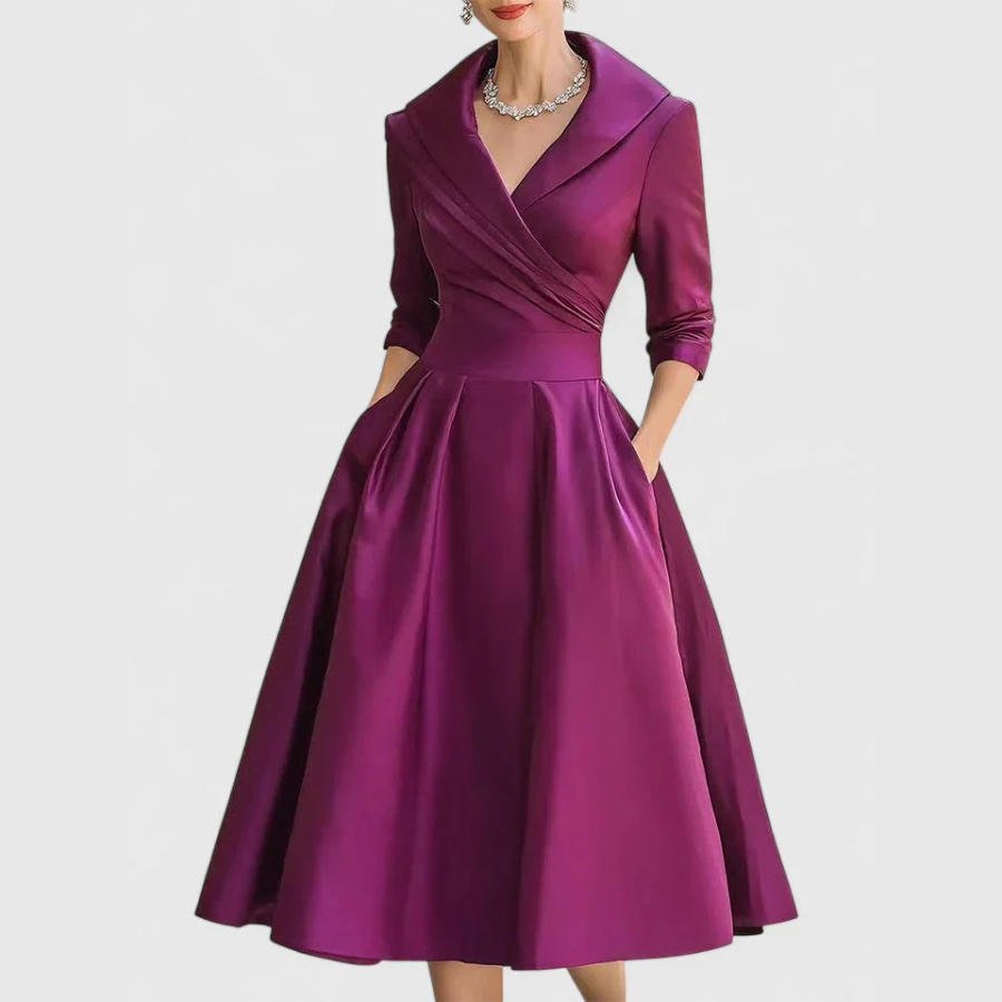 Lustrous Midi Dress