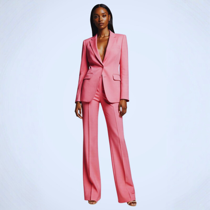 Sleek Blazer Trousers Set