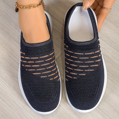Breathable Mule Slip On Sneakers