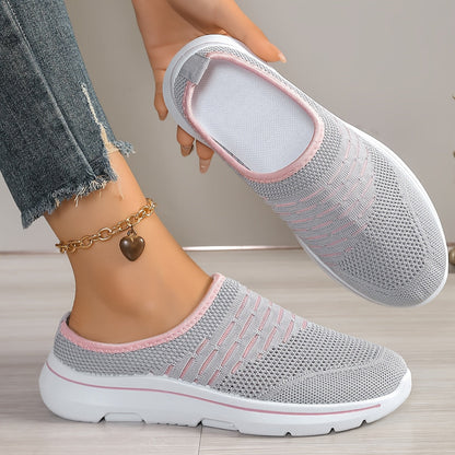 Breathable Mule Slip On Sneakers