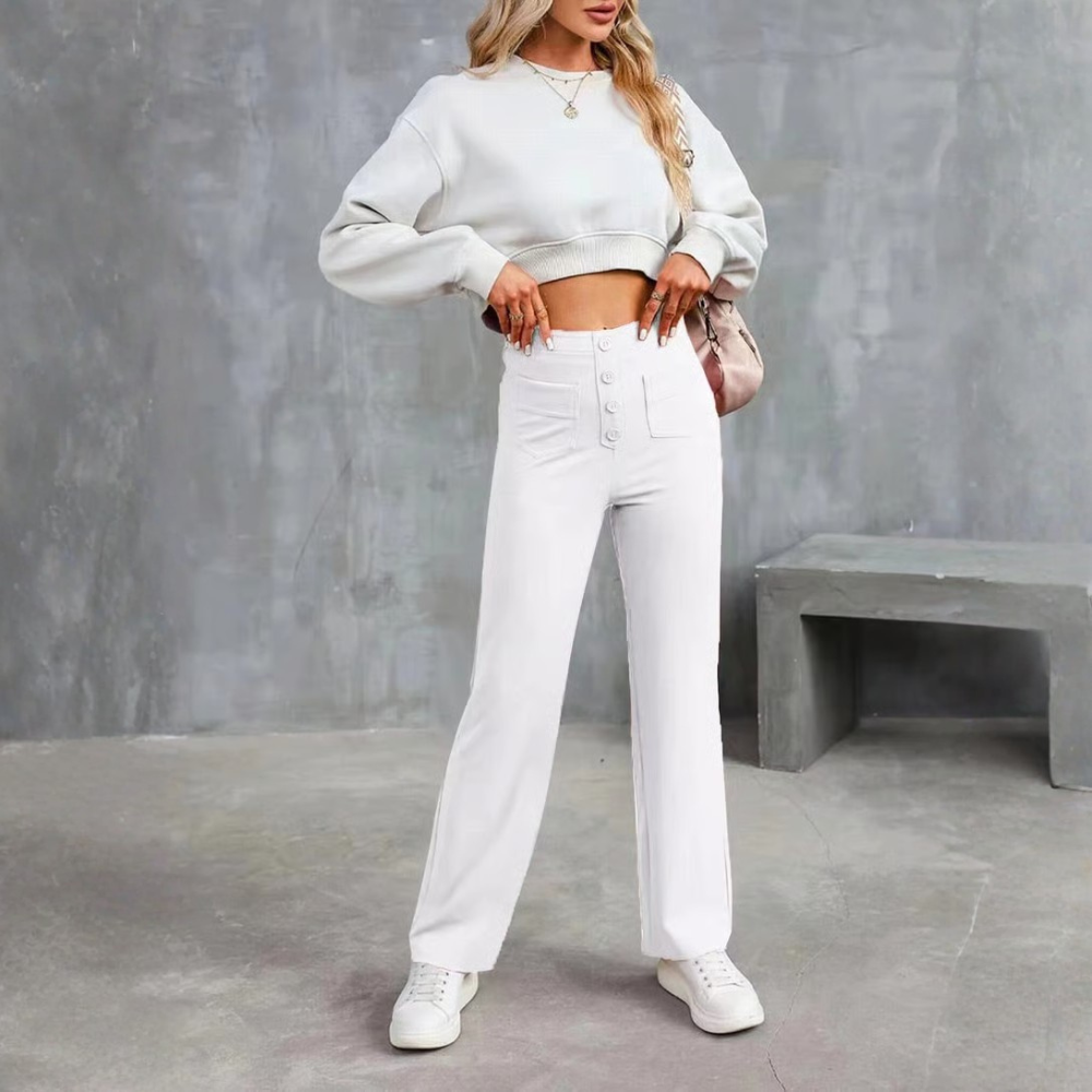 Stretchy High Waist Pants