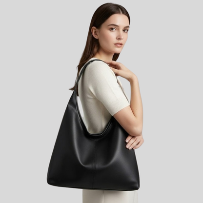Spacious Zip Closure Tote Bag
